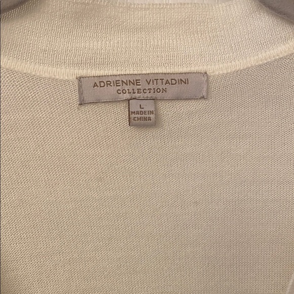 Adrienne Vittadini Cream Cardigan - Picture 3 of 7